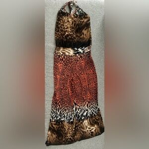 Palacio women's jumpsuit with halter top that ties. Size